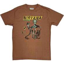Nirvana | Official Band T-Shirt: | Incesticide | SHIPPED IN 24 HOURS - Brown - View 1