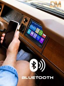 CAR MP5 PLAYER 7012B 7" HD TOUCH SCREEN BT/FM/TF/USB MP5/MP4/MP3 CAMARA DE REVERSA,auto estereo de pantalla,Pantalla central multimedia CarPlay para automóviles, radio, Bluetooth, estéreo, reproductor integrado. - Negro - Ver 2