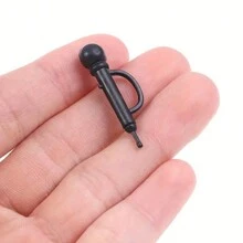 Mini Microphone Model Doll For Dollhouse, Furniture And Action Figures - Cute And Realistic Accessory - Multicolor - View 5