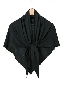1 pièce Bandeau triangulaire antidérapant pour femme, coiffe hijab de couleur unie confortable, bandeau de sport respirant pour porter quotidien avec abaya, accessoires de voile