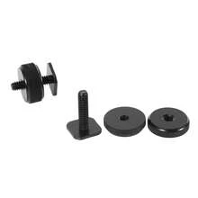 Adaptador de montaje de zapata de 1/4 pulgadas-20, tornillo de trípode para zapata de flash para equipo de cámara DSLR (2 paquetes) - Multicolor - Ver 2