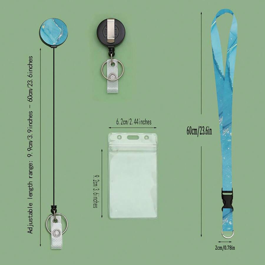 クルーズカード用 ランヤード アクセサリー 2パック 頑丈な引き出し式バッジリール付きIDホルダー クリップ付き クルーズカード用ランヤード