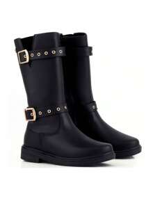 World Colors Kids Boots - 黑色 - 查看 2