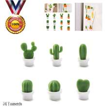 6 unidades - Cacto (branco ou castanho)