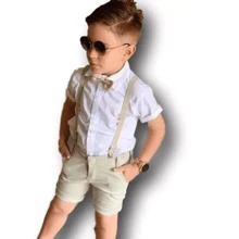 Young Boys Sets - White - View 3