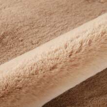 1pc Soft Shaped Decorative Carpet Rug, Non-Slip, Suitable For Living Room, Bedroom, Children's Room Decoration - Camel - View 4