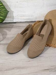 Women's Comfortable Breathable Slip-On Flat Casual Sport Shoes, Latest Design, Non-Slip Outsole