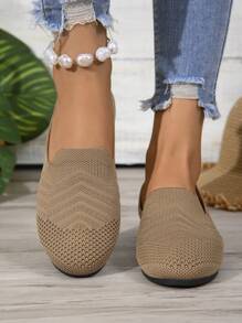 Women's Comfortable Breathable Slip-On Flat Casual Sport Shoes, Latest Design, Non-Slip Outsole