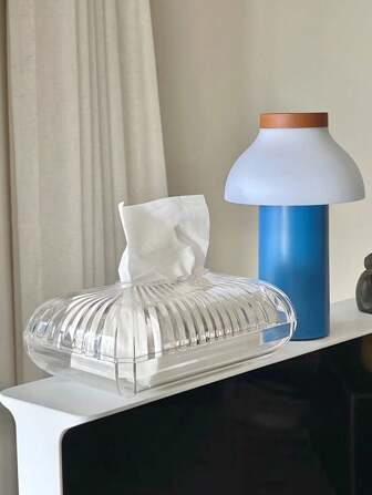 1pc Nordic Style Minimalist Transparent Acrylic Tissue Box For Home, Bedroom, And Desktop Decoration, Home Stuff, Table, Home Decorations, Home Organization And Storage, Room Decor Bedroom, Kitchen Accessories, Kitchen Tools, Organizer Kitchen, Travel, Holiday, Tissue Box Holder, Napkin Holder, Festival Family Gathering, Kitchen Dining Table Decor For Home Kitchen Bedroom Living Room Dining Room, Home Decoration Accessories, Decorative Box, Women Wedding Gift, Summer Travel Holiday Festival Must-Have