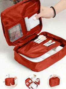 Cosmetic Bag Makeup Bag Travel Makeup Bags Cosmetic Bag For Home Use School Makeup Kits Dormitory Cosmetic Bag Travel Essentials Large Capacity Cosmetic Bag Ladies Cosmetic Bag Cosmetic Organizer Travel Storage Bag Cosmetic Bags Makeup Storage Toiletry Bag Multi-Functional Bag Carry-On Bag Clutch Bag Men Toiletry Bag Makeup Organizer Make Up Organizer Make Up Bag - Multicolor - View 14