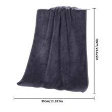 Juego completo de suministros de peluquería, toallas para salón de belleza que no se desprenden, toallas especiales para lavado de cabello, herramientas de peinado, para uso en salón de belleza - Gris Oscuro - Ver 2