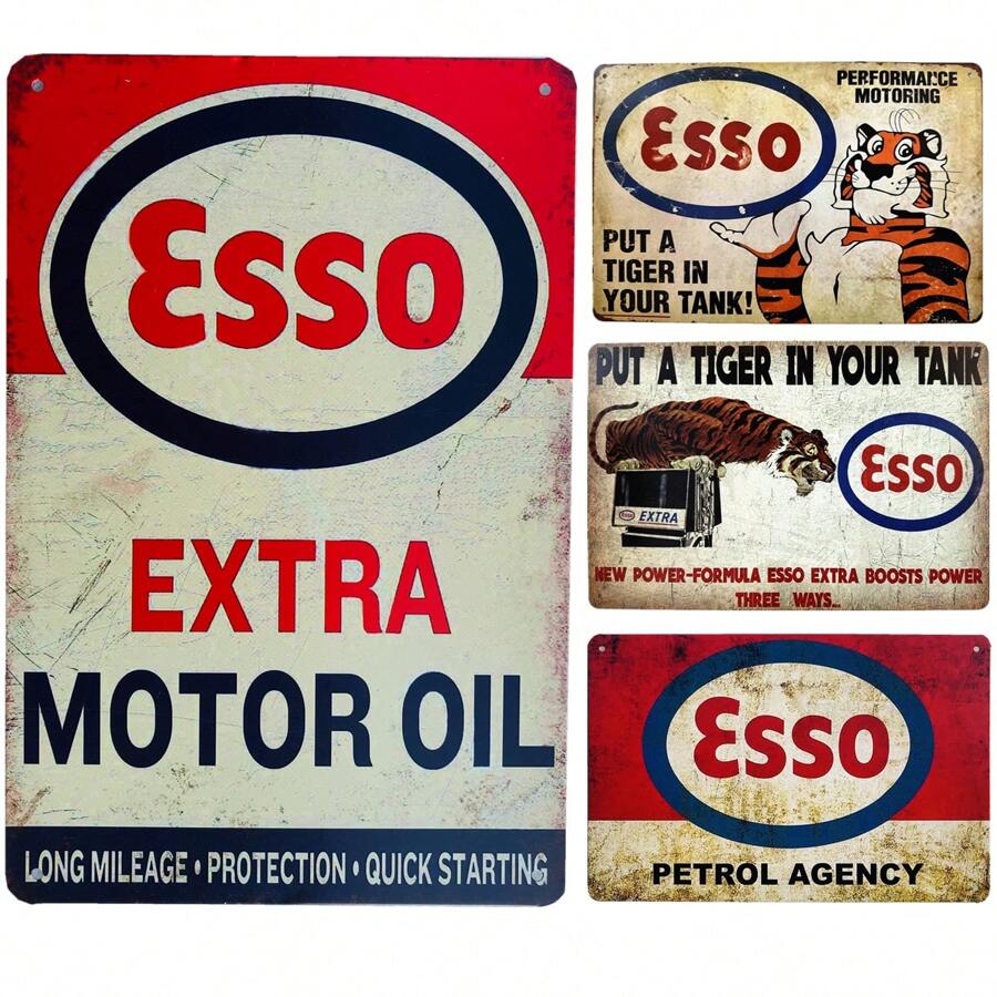 1pc,  Metal Tin Signs (8''x12''/20cm*30cm), Metal Poster Pub Bar Decoration Shabby Chic Gas Oil Garage Plaque Home Wall Sticker Decor