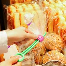 1/3/6/12件三色零食保鲜带创意食品密封圈扣，电线管理线整理器，厨房收纳保鲜工具