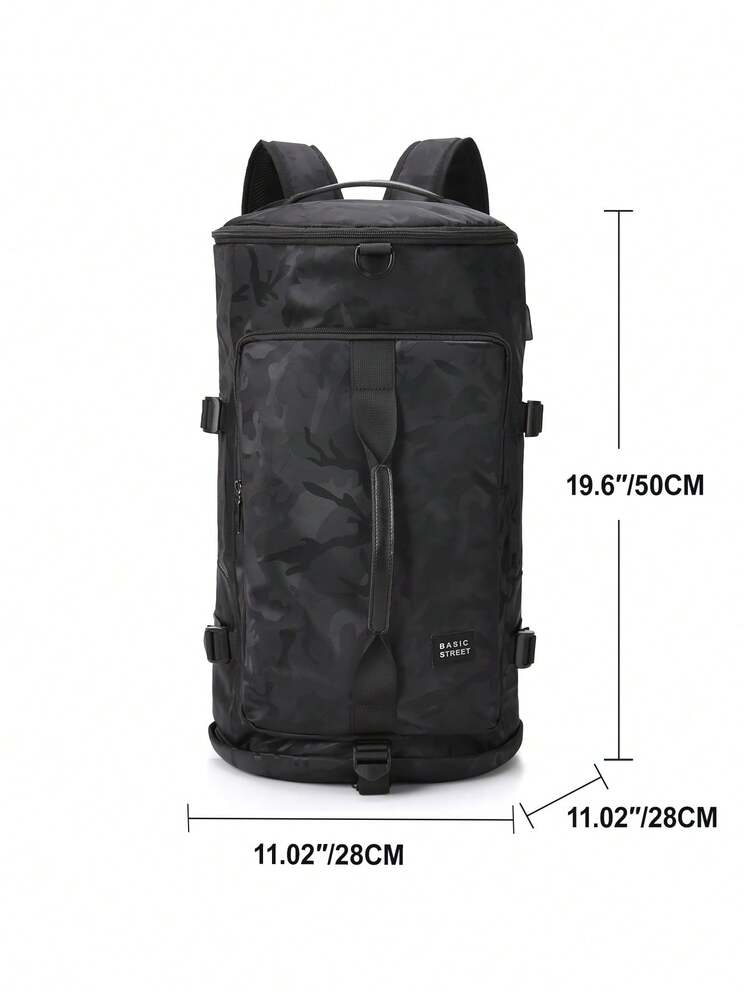 Zaino Rolltop Impermeabile Grande: Comparto Laptop 16", Unisex Per Viaggi, Lavoro E Scuola | Bagaglio A Mano Da Aereo In Nero - 4