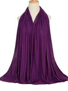 1pc Women Hijab New Style Large Size Jersey Hijab Shawl Soft Turban Casual Abaya Accessories Solid Color Women Scarf Headband Women Veil