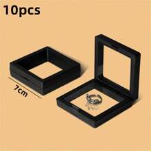 Hộp đựng vỏ sò 3D Hộp trưng bày nổi Hộp đựng trong suốt cho bộ sưu tập vỏ sò biển, đá pha lê, kim cương, trang sức, huy hiệu trang trí - Nhiều màu - Xem 17