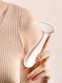 Newest Silky Fuzz Shaving Knife, Skin Blade, Gentle Trimming Without Harming Skin, No Black Spots, Razor For Leg & Underarm Hair Removal Beauty Makeup Tool, Women's Depilator, Portable Rubber Eraser, Physical Hair Removal Device, Sensorless Smooth Shaver, Travel Companion Hair Removal Knife ,Hair Products And Accessories For Barber Salon Beauty Travel Essentials