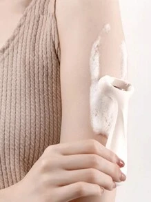Newest Silky Fuzz Shaving Knife, Skin Blade, Gentle Trimming Without Harming Skin, No Black Spots, Razor For Leg & Underarm Hair Removal Beauty Makeup Tool, Women's Depilator, Portable Rubber Eraser, Physical Hair Removal Device, Sensorless Smooth Shaver, Travel Companion Hair Removal Knife ,Hair Products And Accessories For Barber Salon Beauty Travel Essentials