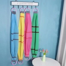 Khăn tẩy tế bào chết lưng tối ưu-Polyester mềm, thiết kế sọc cho nam và nữ - Nhiều màu - Xem 5