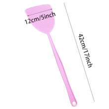 مصيدة الذباب اليدوية 3 قطع / 2 قطع / 1 قطعة، قاتل الحشرات المنزلية و الحشرات في السكن الجامعي ، مقبض طويل متين ، لا يسهل كسره