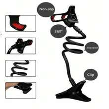 Black / White / Pink Mobile Phone Holder Flexible Adjustable Cellphone Holder Clip Support Telephone Home Bed Desktop Mount Bracket Smartphone Stand