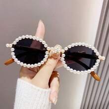 tremblay 珍珠圆形时尚眼镜女时尚复古时尚眼镜奢侈品牌设计师优雅复古蒸汽朋克时尚眼镜男士