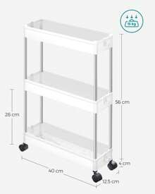 SONGMICS Storage Island & Carts - trắng - Xem 7