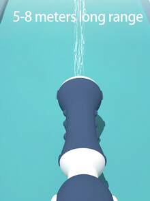 1套兒童背包水槍玩具，拉式水槍適用於戶外水上玩耍，大容量 - 彩色 - 查看 6