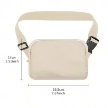 1入多功能男女通用黑色腰包，腰包設有可調節的肩帶，平滑防盜拉鍊，保護重要物品，非常適合跑步，旅行，徒步旅行。不管在任何冒險旅程中，都是一個時尚配件，可以作為一份假日禮物、小袋、女包或男包使用。 - 彩色 - 查看 9