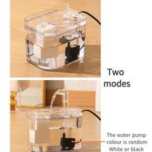 1pc 1.5L Pet Water Dispenser, Cat Water Dispenser, Automatic Filter Of Water Impurities, Silent Water Dispenser, Suitable For Small And Medium-Sized Cats And Dogs Automatic Drinking Water, USB Power Cord Without Adapter, Replacement Filter Can Be Purchased