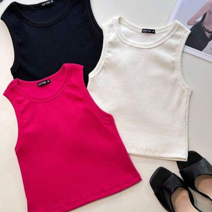 Women Tank Tops & Camis - 白色 - 查看 1