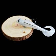 Fishing Lures Soft Plastic Lures For Bass Jig Head Soft Swimbait Lifelike Plastic Baits Tackle Kit For Saltwater And Freshwater