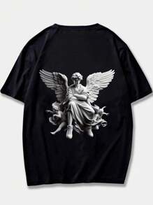 Men T-Shirts - 黑色 - 查看 1