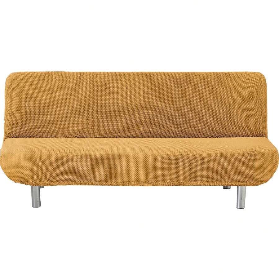 Eysa Clic-Clac 3 Seater Sofa Cover Bielastic Jacquard Fabric Extra Soft Touch - Sofa Cover Protection And Elegance For Your Home - Sofa Cover 100% Made In Spain - 芥末黃 - 查看 1