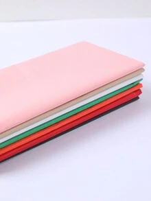 10 张雪梨纸，50*66 厘米礼品包装用品用于花束包装、婚礼生日礼物包装薄纸、减震包装手工材料礼品装饰、圣诞节情人节 - 彩色 - 查看 4