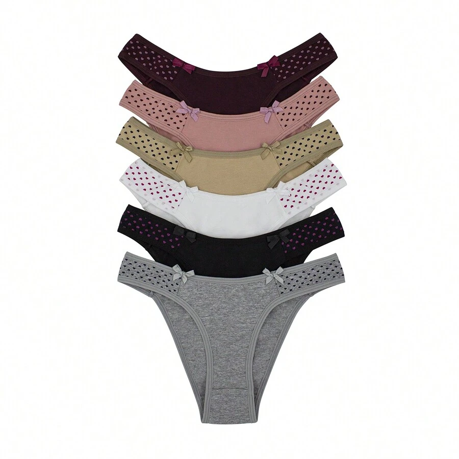 Set5 6 Bikini Cachetero De Algodón. Corte Francés - Multicolor - Ver 1