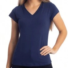 Women T-Shirts - 藏蓝色 - 查看 3