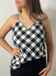 Women Blouses - Black Chess - View 1
