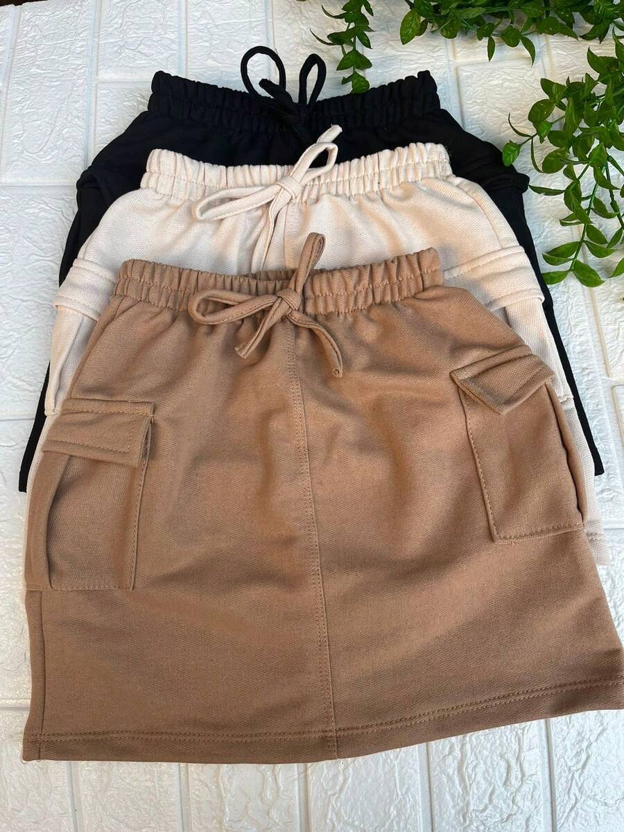 Young Girls Skirts - 摩卡棕 - 查看 1