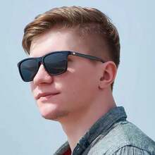 1pc Blue Mercury Polarized Fashion Glasses For Men - Grey - View 2