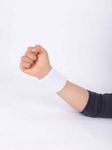 1 件装 男士女士运动健身篮球吸汗透气护腕户外羽毛球跑步毛巾护腕 - 彩色 - 查看 4