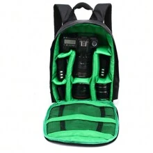 1pc Camera Backpack, DSLR Digital Camera Bag, Waterproof Lightweight Camera Backpack - Multicolor - View 3