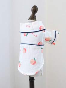 PETCIRCLE 1pc Pet Clothes, Dog/Cat Apparel, Cute Fruit Pajamas For Small Dogs, Puppies, Teddy, Chihuahua - Pink - View 8