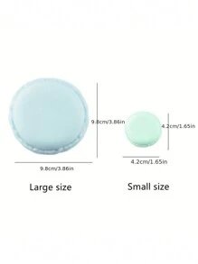 7件套马卡龙造型收纳盒，时尚家用圆形首饰收纳盒，小巧迷你首饰盒，多功能便携式杂物分类盒，非常适合开学季、圣诞节、感恩节、新年和情人节等节日送礼，是收纳饰品和小物件的理想之选。 - 彩色 - 查看 2