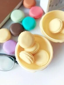 7件套马卡龙造型收纳盒，时尚家用圆形首饰收纳盒，小巧迷你首饰盒，多功能便携式杂物分类盒，非常适合开学季、圣诞节、感恩节、新年和情人节等节日送礼，是收纳饰品和小物件的理想之选。 - 彩色 - 查看 5