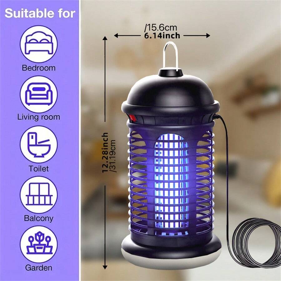 Bug Zapper Outdoor, Electric Mosquito Zapper Indoor, Insect Fly Zapper