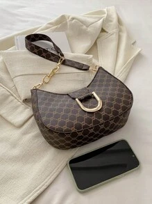 Bolso de mujer informal, ligero, con cremallera, tipo bolso hobo, con decoración de metal negro de moda, perfecto para adolescentes, mujeres, estudiantes universitarias, principiantes y trabajadores de cuello blanco, ideal para oficina, universidad, trabajo, negocios, trayectos, exteriores, viajes, salidas, media luna para mujeres