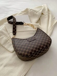 Bolso de mujer informal, ligero, con cremallera, tipo bolso hobo, con decoración de metal negro de moda, perfecto para adolescentes, mujeres, estudiantes universitarias, principiantes y trabajadores de cuello blanco, ideal para oficina, universidad, trabajo, negocios, trayectos, exteriores, viajes, salidas, media luna para mujeres