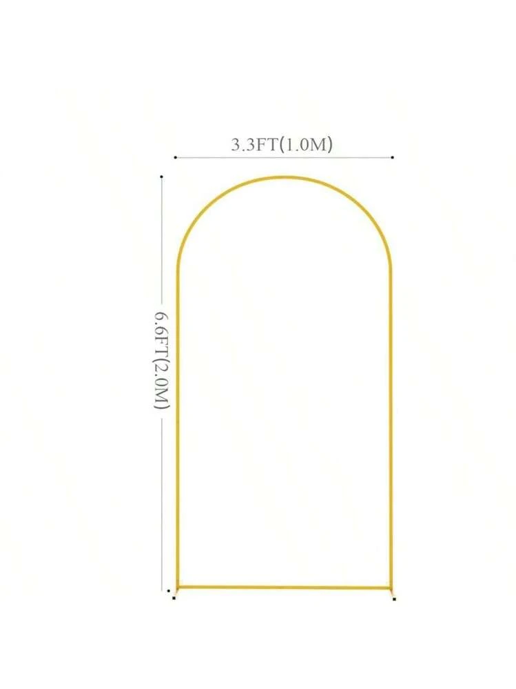 FUHSY Set di 3 supporti ad arco in metallo con copertura da 1