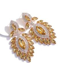 Fashionable, Elegant, Luxury Crystal Earrings, Women's Jewelry Accessories - Multicolor - View 2